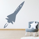 Rocket Launch Spaceship Wall Sticker