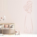 Rose Princess Fairytale Fantasy Wall Sticker
