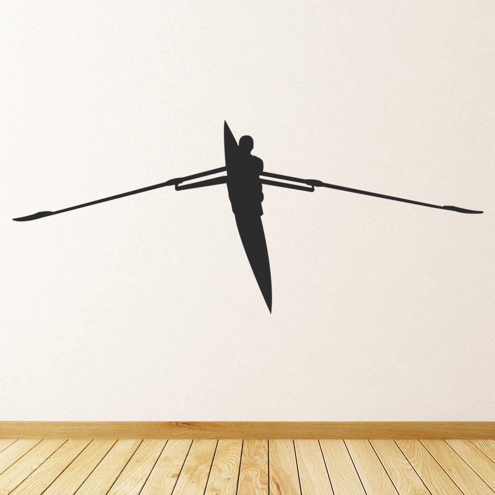Rower & Boat Rowing Sports Wall Sticker