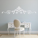 Royal Floral Border Headboard Wall Sticker
