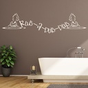 Rub A Dub Dub Bathroom Quote Wall Sticker