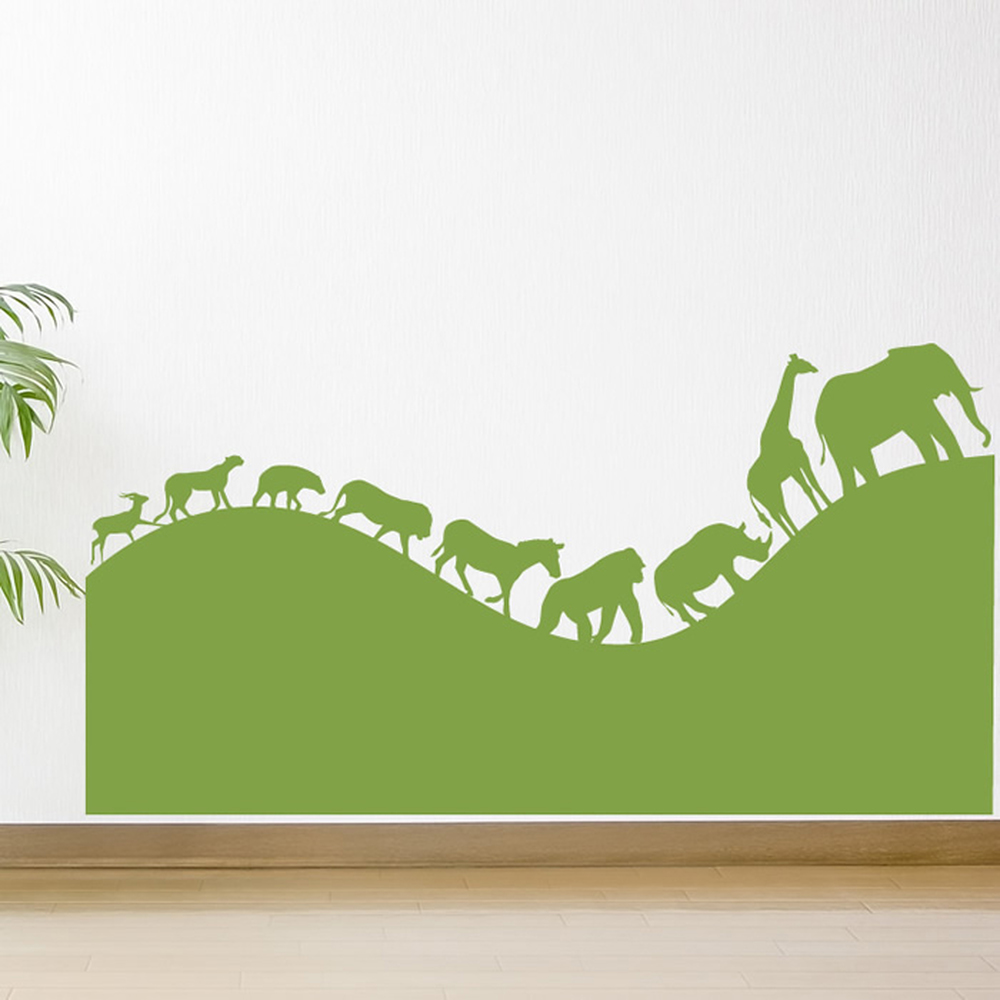 Safari Animals Elephant Wall Sticker