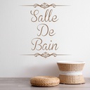 Salle De Bain Bathroom Quote Wall Sticker