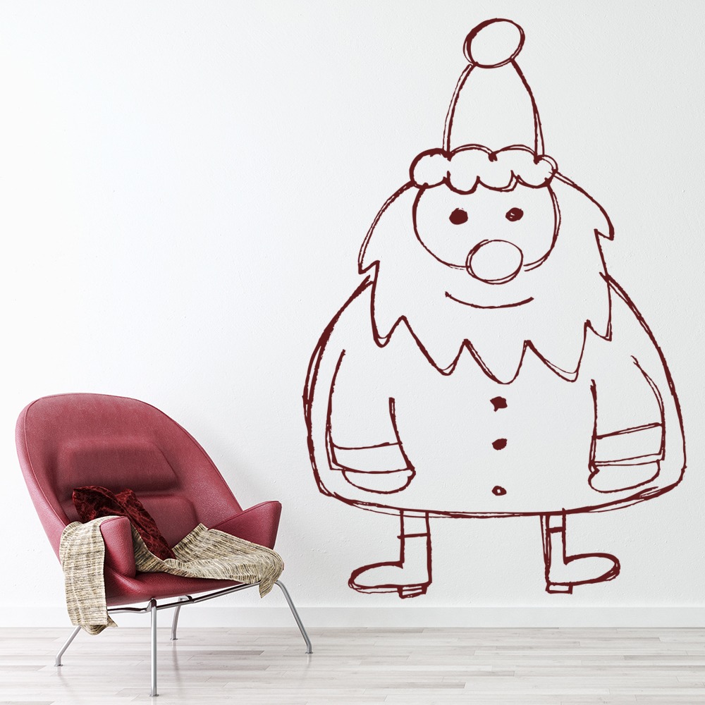 Santa Claus Christmas Wall Sticker