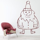 Santa Claus Christmas Wall Sticker