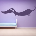 Sausage Dog Wall Sticker