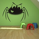 Scary Spider Halloween Wall Sticker - Mod8