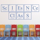 Science Class Periodic Table Of Elements Wall Sticker