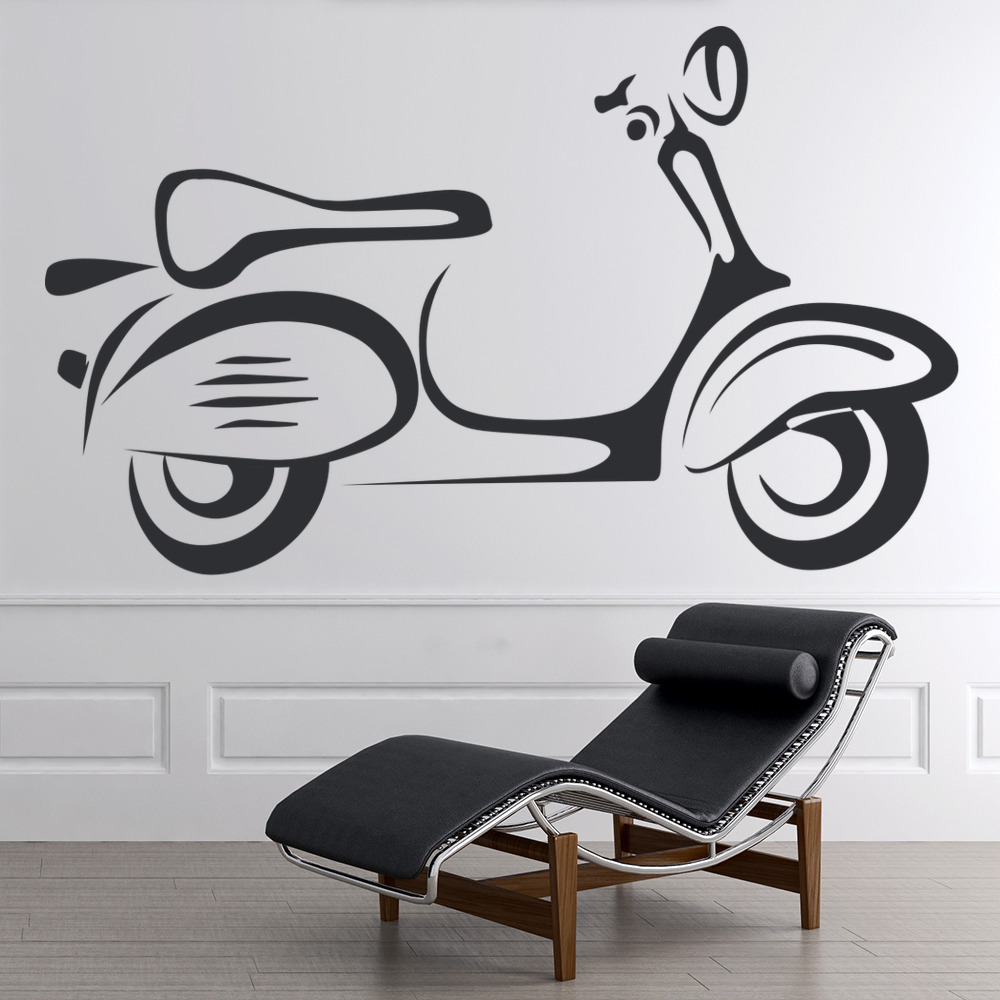 Scooter Transport Wall Sticker