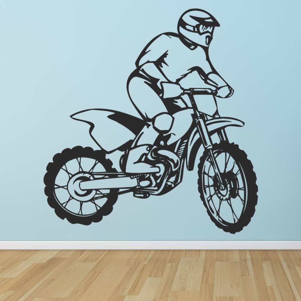 Scrambler Motorsport Motorbike Wall Sticker