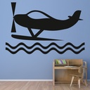 Seaplane Airplane Wall Sticker