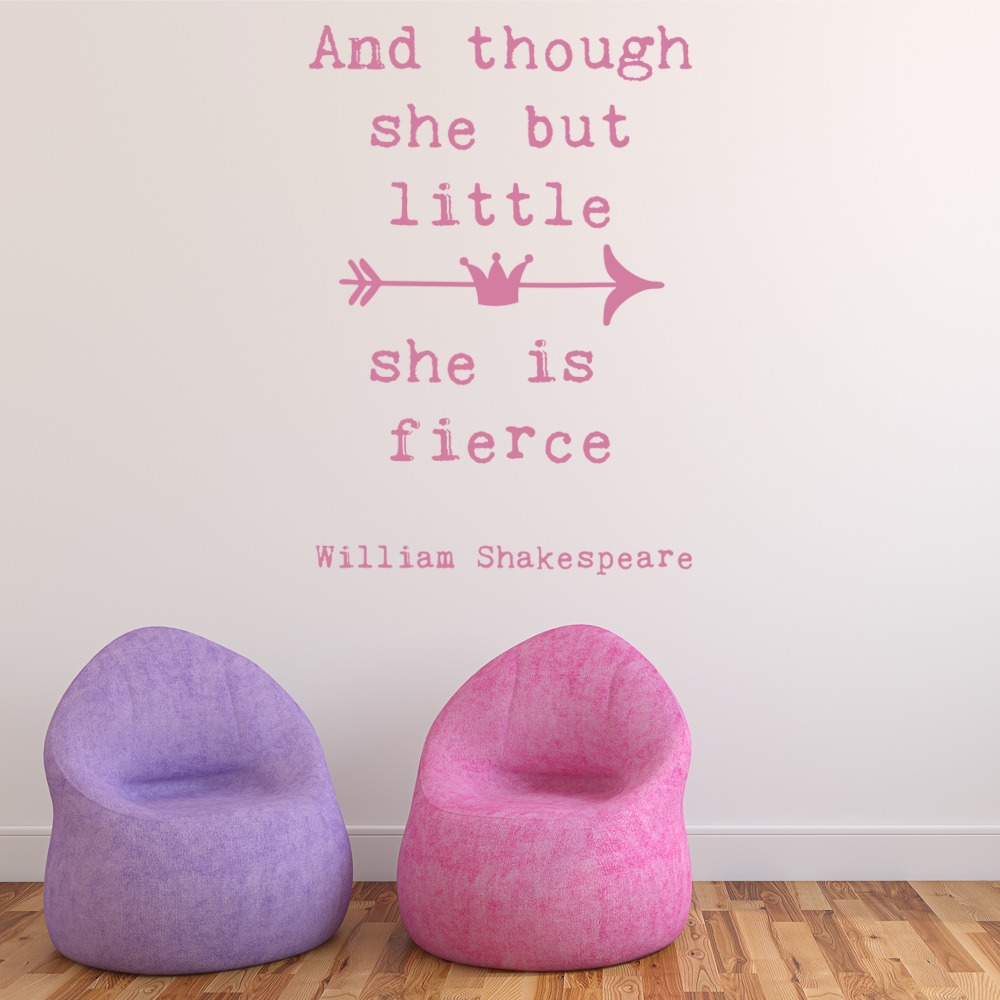 Shakespeare Typo Wall Sticker by Andrea Haase