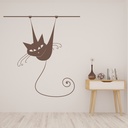 Siamese Cat Black Cat Wall Sticker