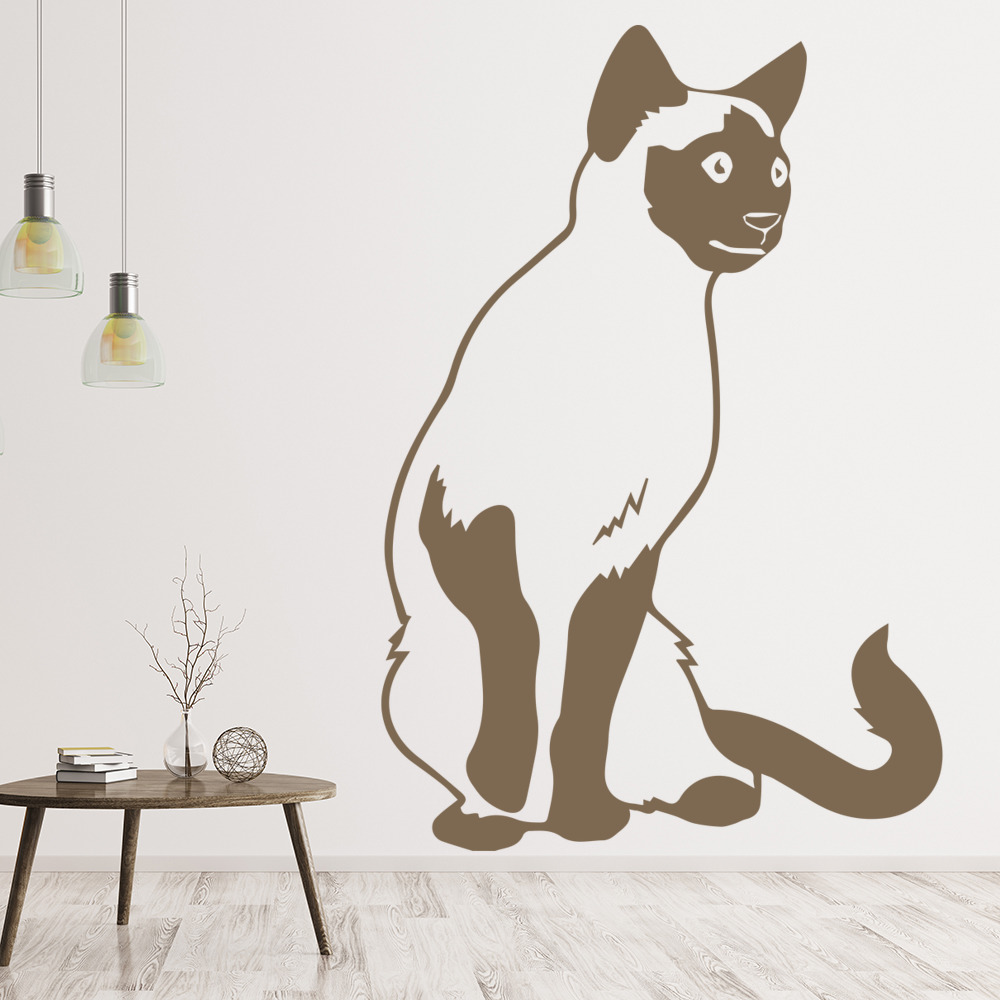 Siamese Cat Pets Vets Wall Sticker