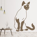 Siamese Cat Pets Vets Wall Sticker