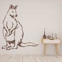 Sitting Kangaroo Wild Animals Wall Sticker