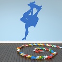 Skateboard Flip Trick Extreme Sport Wall Sticker