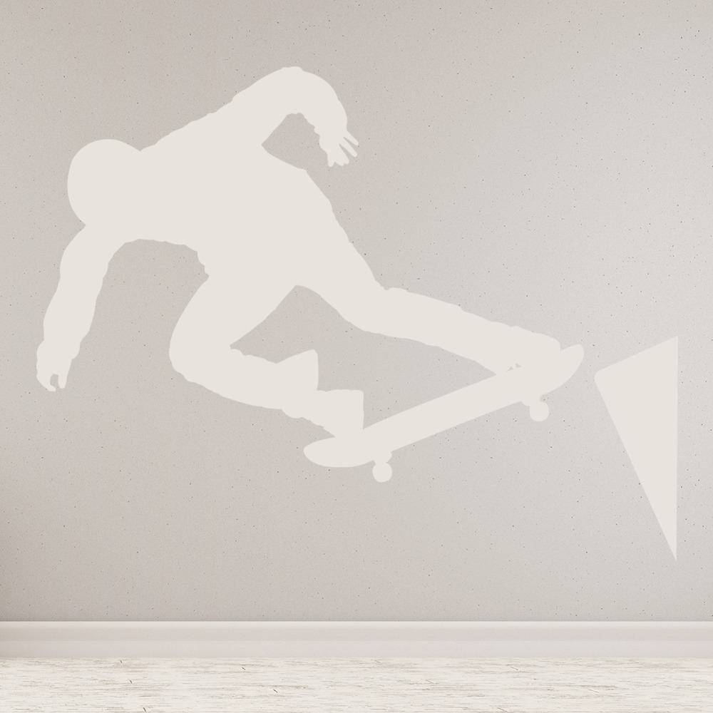 Skateboard Jump Extreme Sport Wall Sticker