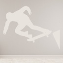 Skateboard Jump Extreme Sport Wall Sticker