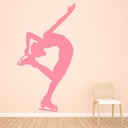 Skater Dance Pose Ice Skating Wall Sticker