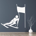 Skiing Winter Sports Wall Sticker - Mod4