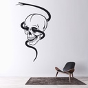 Snake & Skull Halloween Wall Sticker