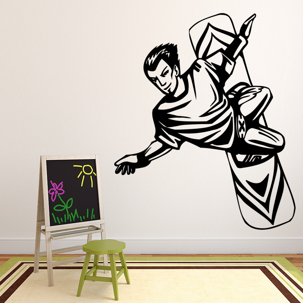Snowboarder Extreme Sports Wall Sticker
