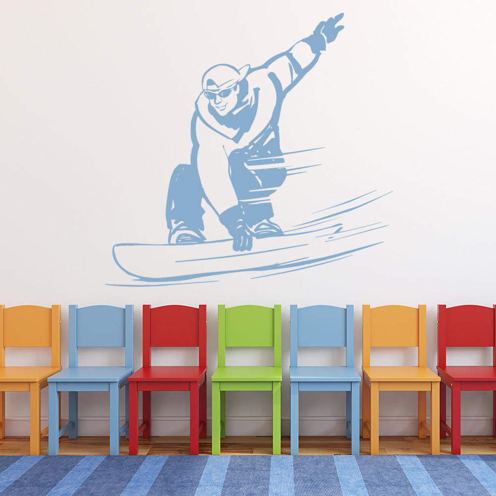 Snowboarding Ski Extreme Sports Wall Sticker