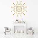 Snowflake Xmas Festive Christmas Wall Sticker