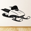 Snowmobile Winter Sports Wall Sticker