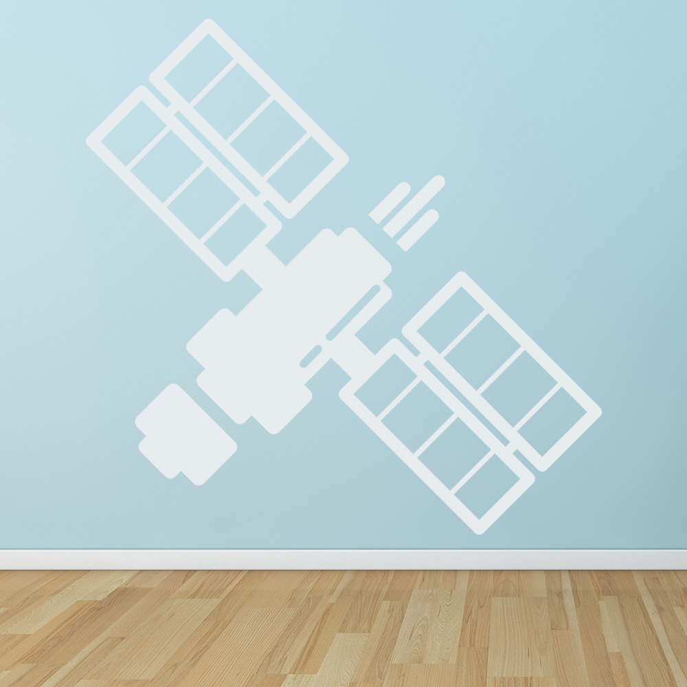 Space Satellite Planets Space Wall Sticker