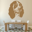 Spaniel Portrait Pets Dogs Wall Sticker