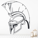 Spartan Army Helmet Roman Soldier Wall Sticker