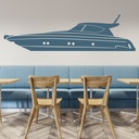 Speed Boat Yacht Ships Transport Wall Sticker