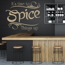Spice Things Up Kitchen Quote Wall Sticker