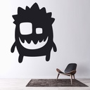 Spiky Monster Halloween Wall Sticker