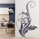 Spiralling Vines Swirl Border Wall Sticker