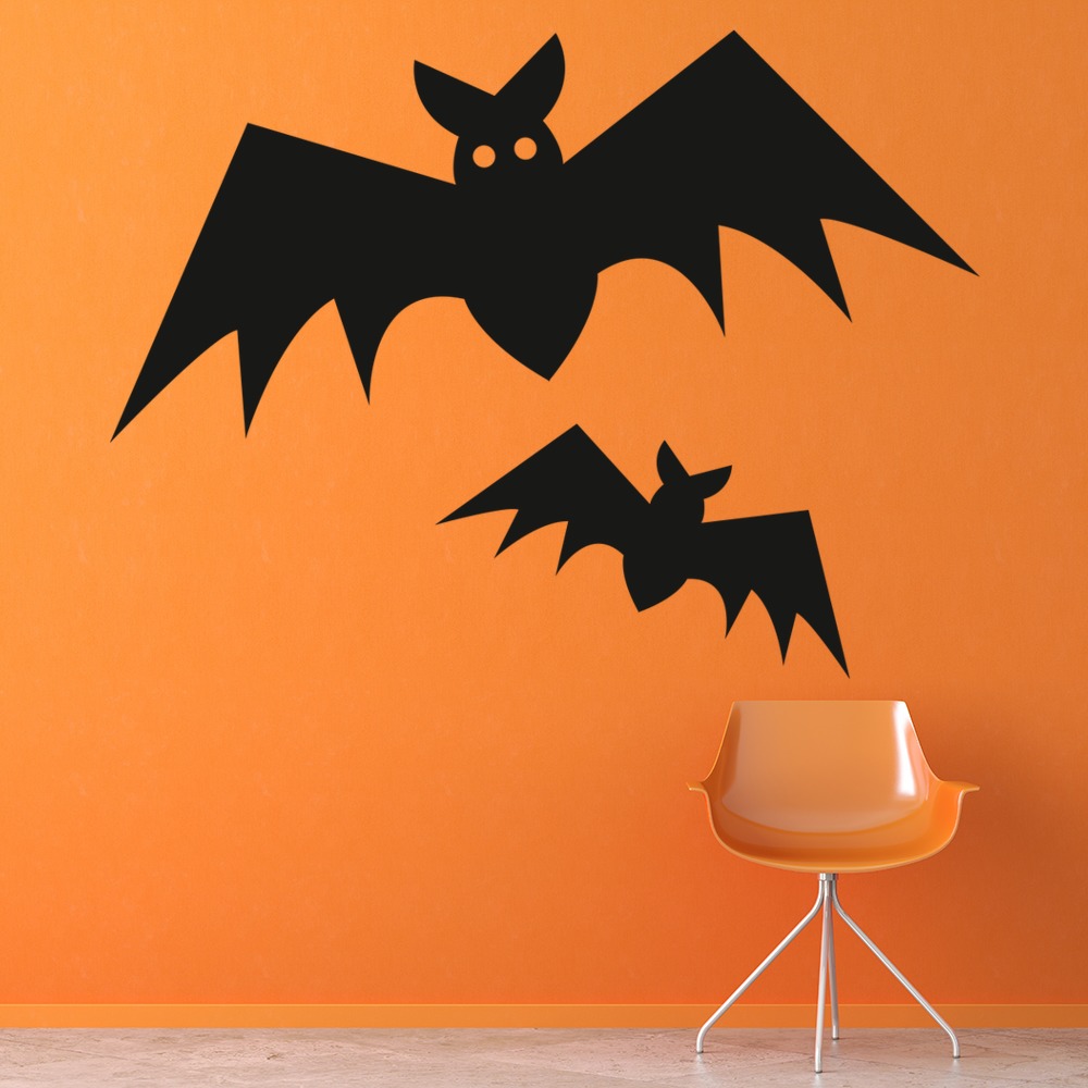 Spooky Bats Halloween Wall Sticker