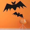 Spooky Bats Halloween Wall Sticker