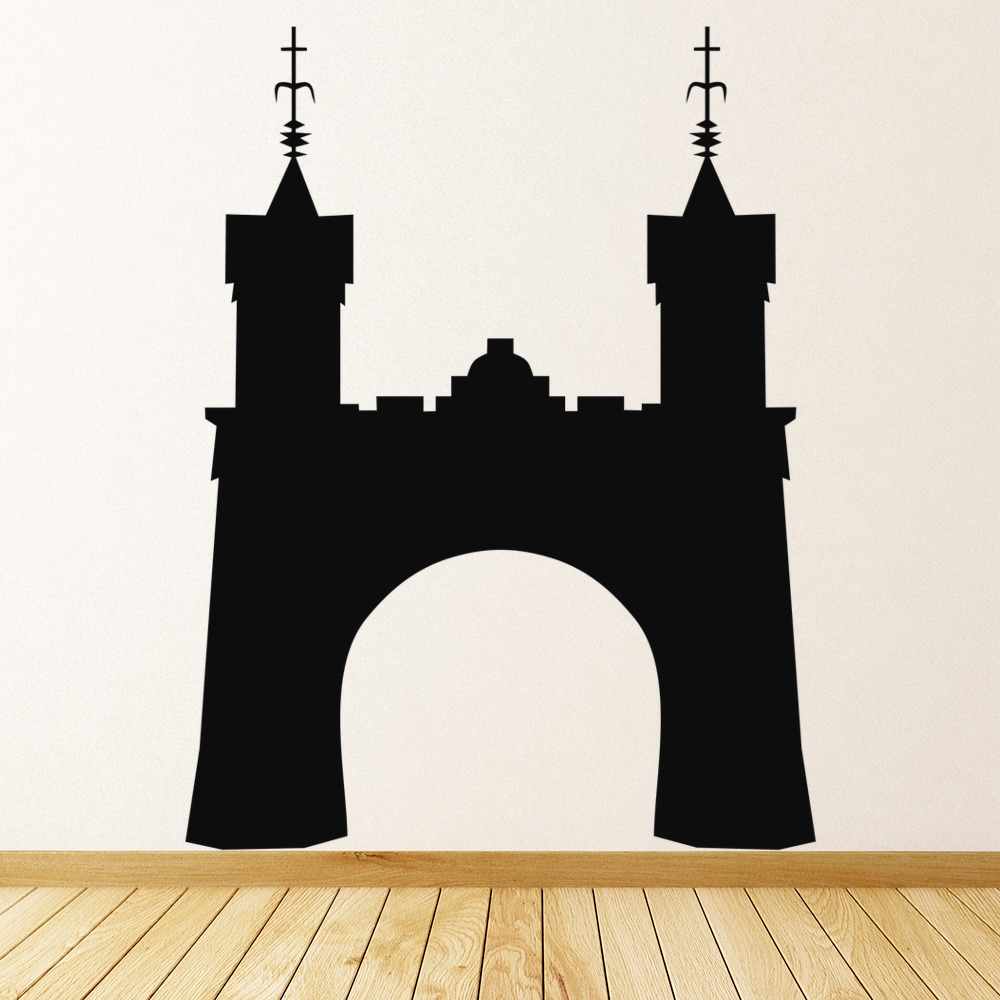 Spooky Castle Halloween Wall Sticker