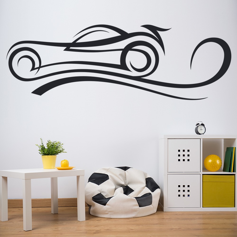 Sports Car Racing Wall Sticker