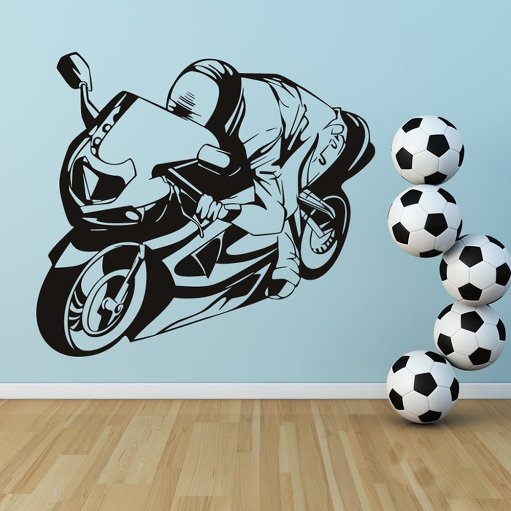 Sports Motorbike Motorsports Wall Sticker
