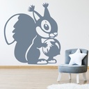 Squirrel Cute Animals Wall Sticker