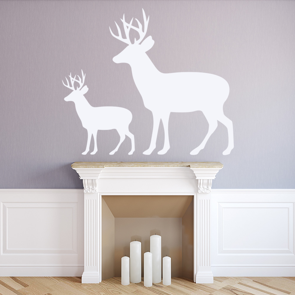 Stag Fawn Deer Woodland Animals Wall Sticker