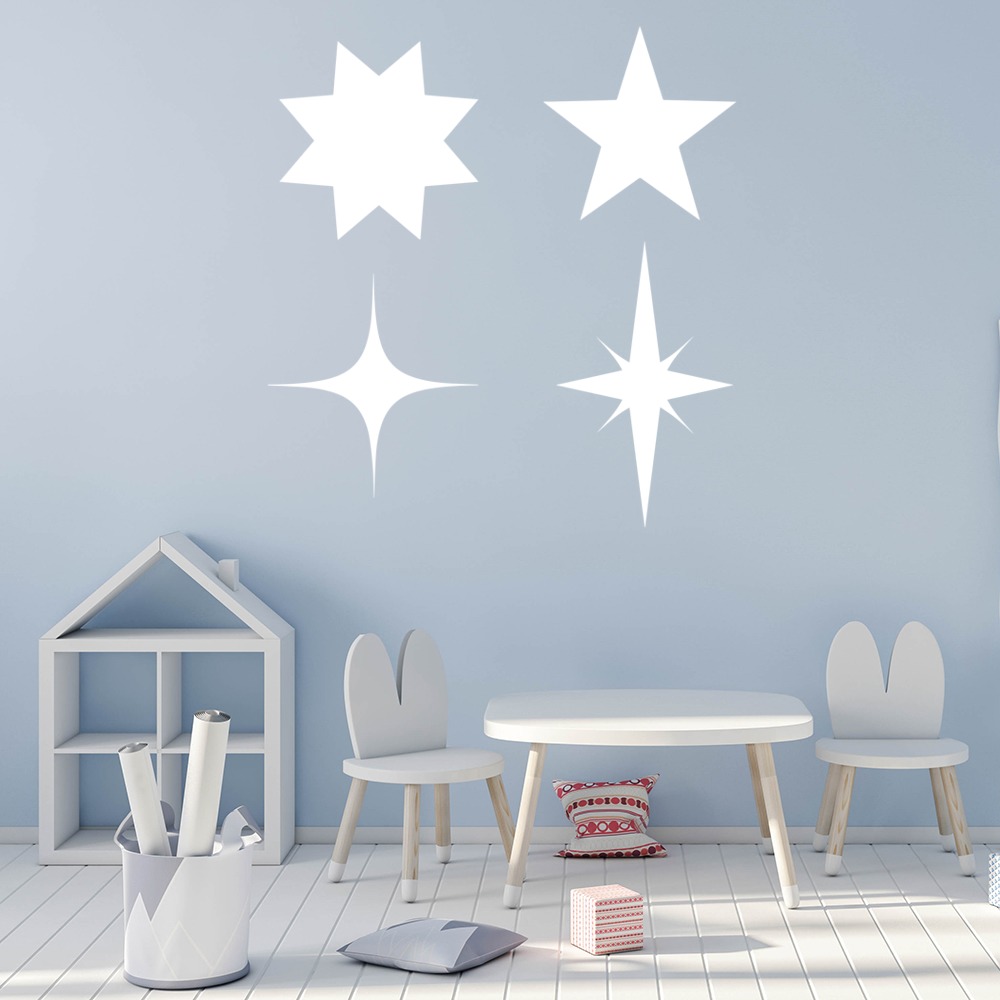 Star Childrens Wall Sticker Set