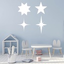 Star Childrens Wall Sticker Set