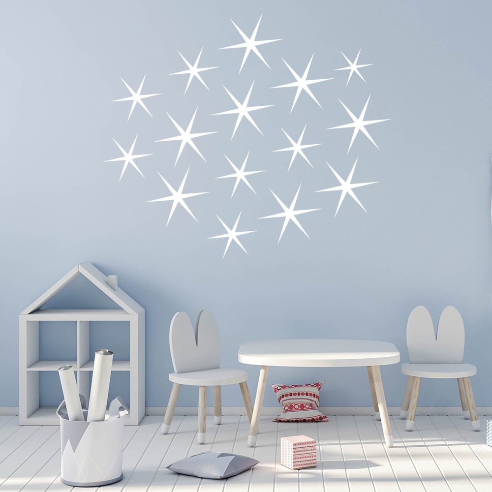 Stars Space Wall Sticker Set