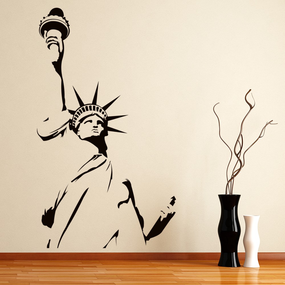Statue Of Liberty New York City Wall Sticker - Mod7