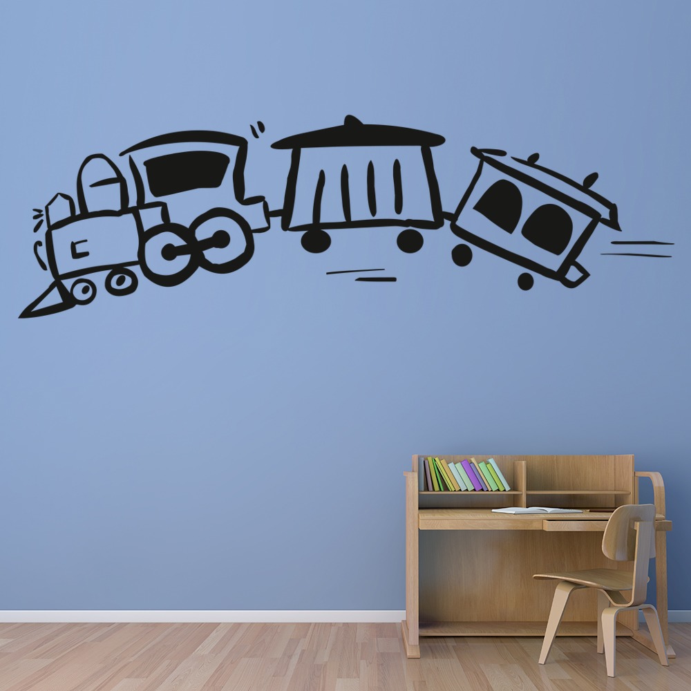 Steam Train Nursery Wall Sticker