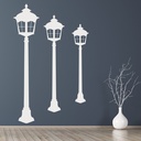 Street Lights Lamp Post Wall Sticker